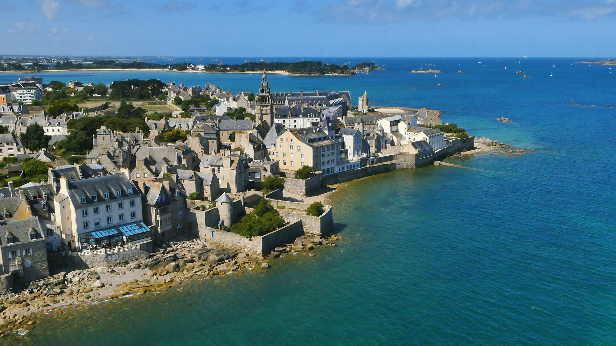רוסקוף Relais & Chateaux Le Brittany & Spa מראה חיצוני תמונה